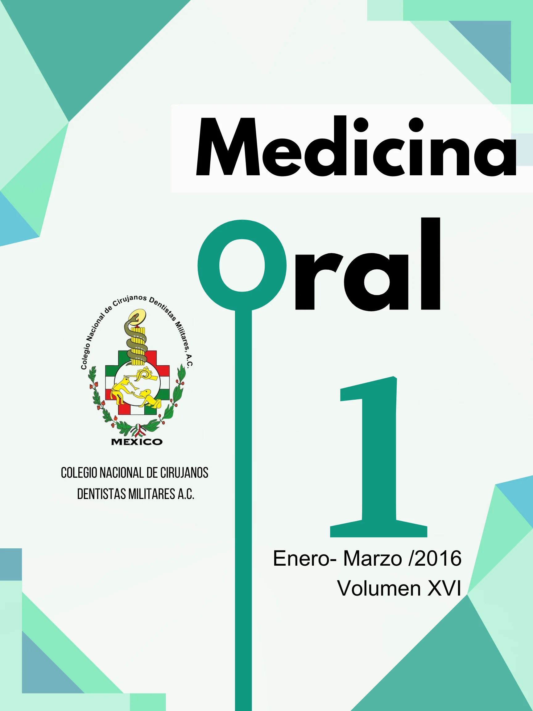 Medicina Oral 2016, volumen XVI